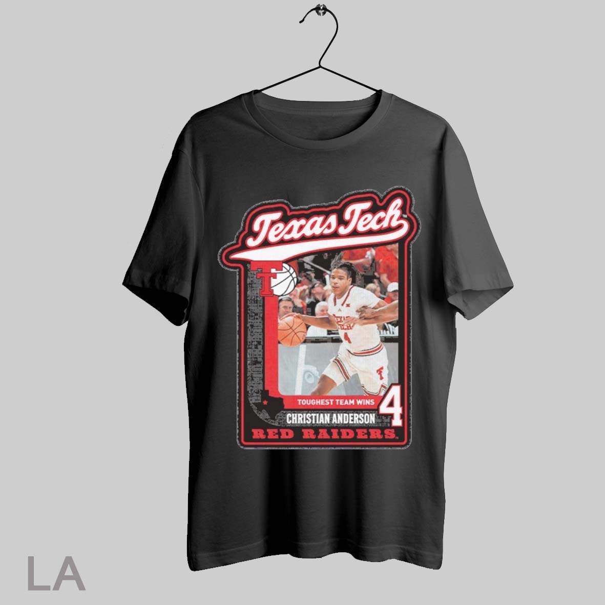 Top Texas Tech Basketball Official Nil Christian Anderson Action Shot T Shirt Sweatshirt Hoodie Shirt