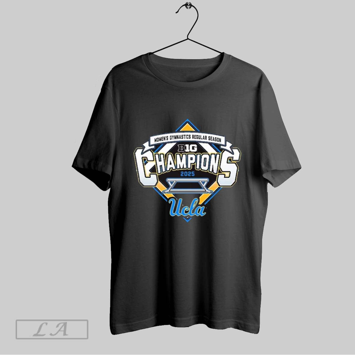 Top Ucla Bruins 2025 Womens Gymnastics Regular Season Champions Big Ten Locker Room T Shirt Sweatshirt Hoodie Shirt