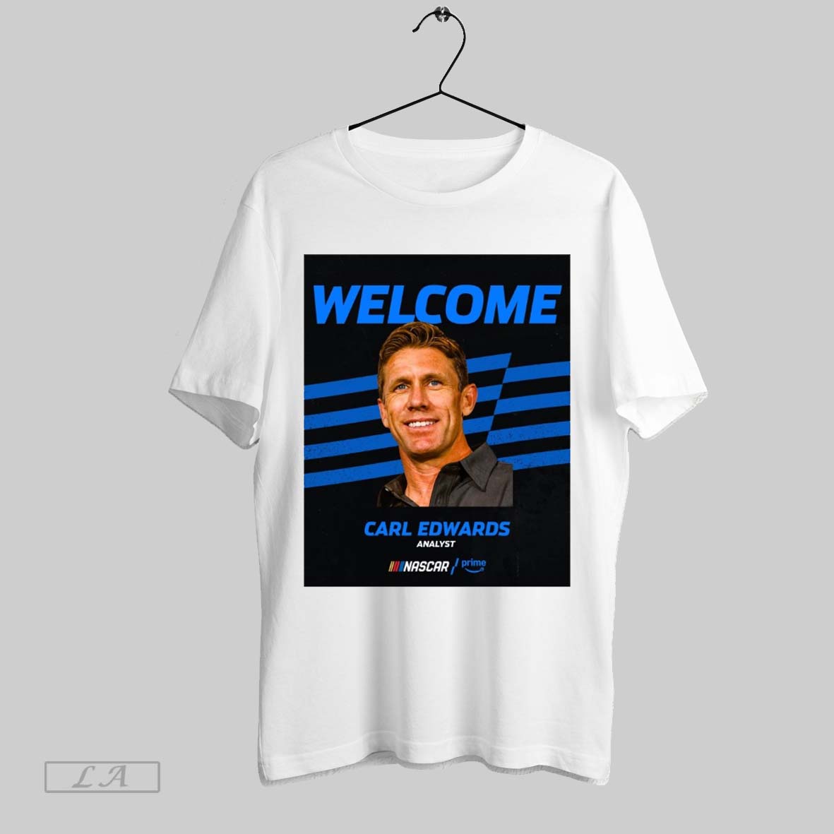 Top Welcome Hall Of Famer Carl Edwards Analyst Nascar 2025 Sports On Prime Poster T Shirt Sweatshirt Hoodie Shirt