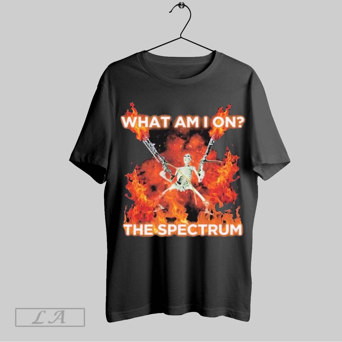Top What Am I On The Spectrum Skeleton T Shirt Sweatshirt Hoodie Shirt