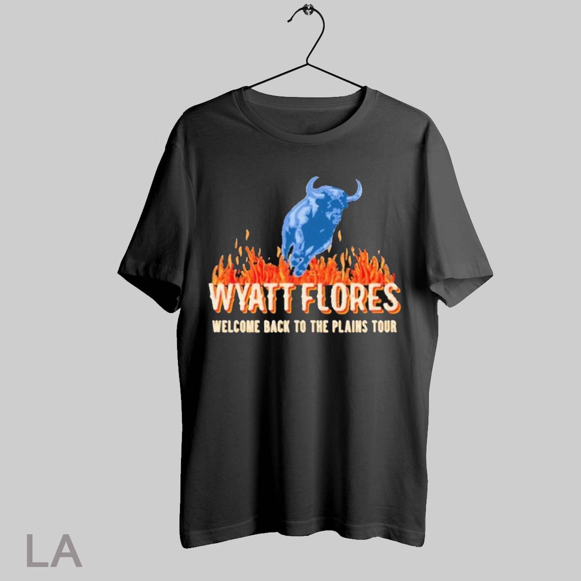 Top Wyatt 2025 Flores Buffalo Bison Flames Welcome Back To The Plains Tour T Shirt Sweatshirt Hoodie Shirt