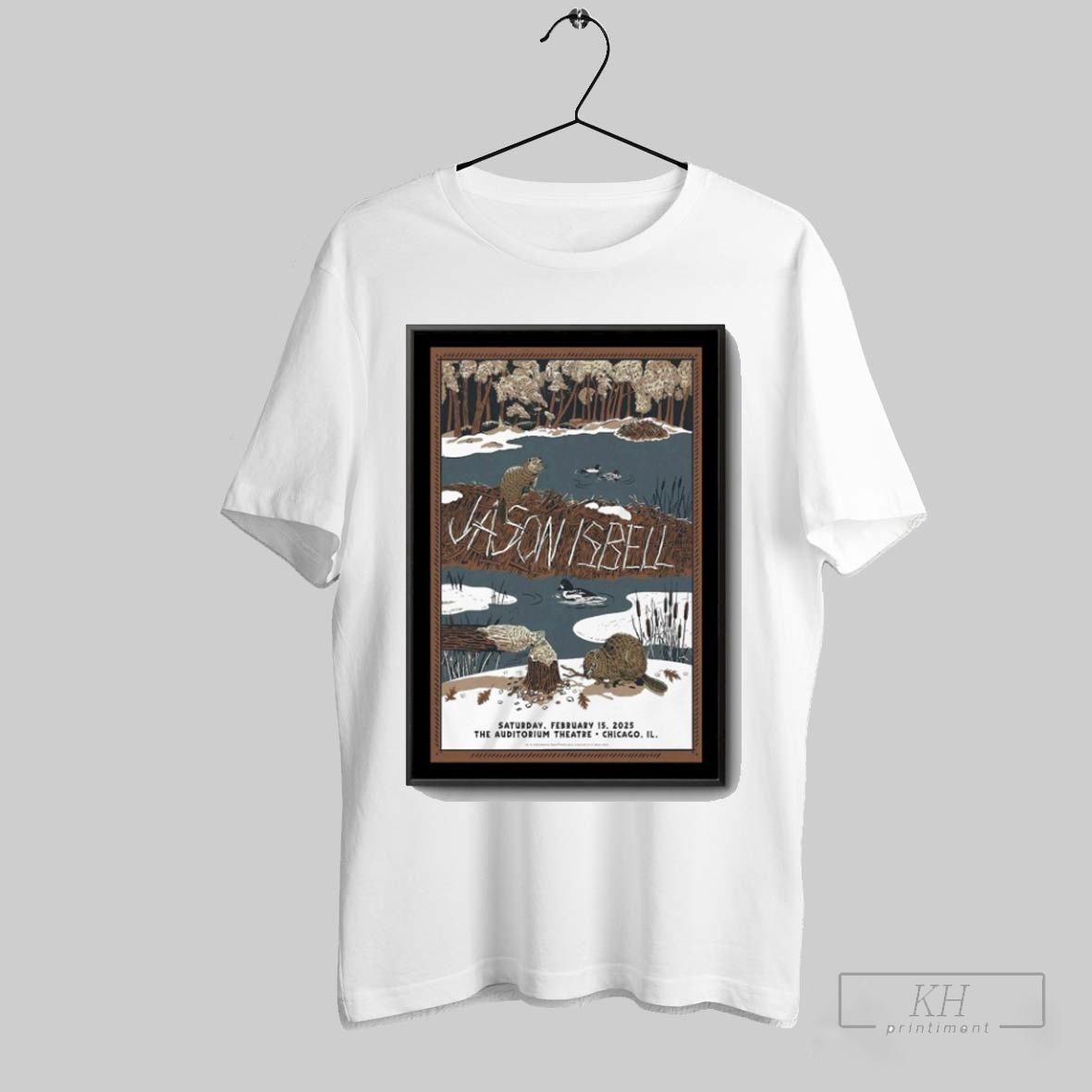 Tour 2025 Jason Isbell And The 400 Unit Chicago Il Poster Shirt T Shirt