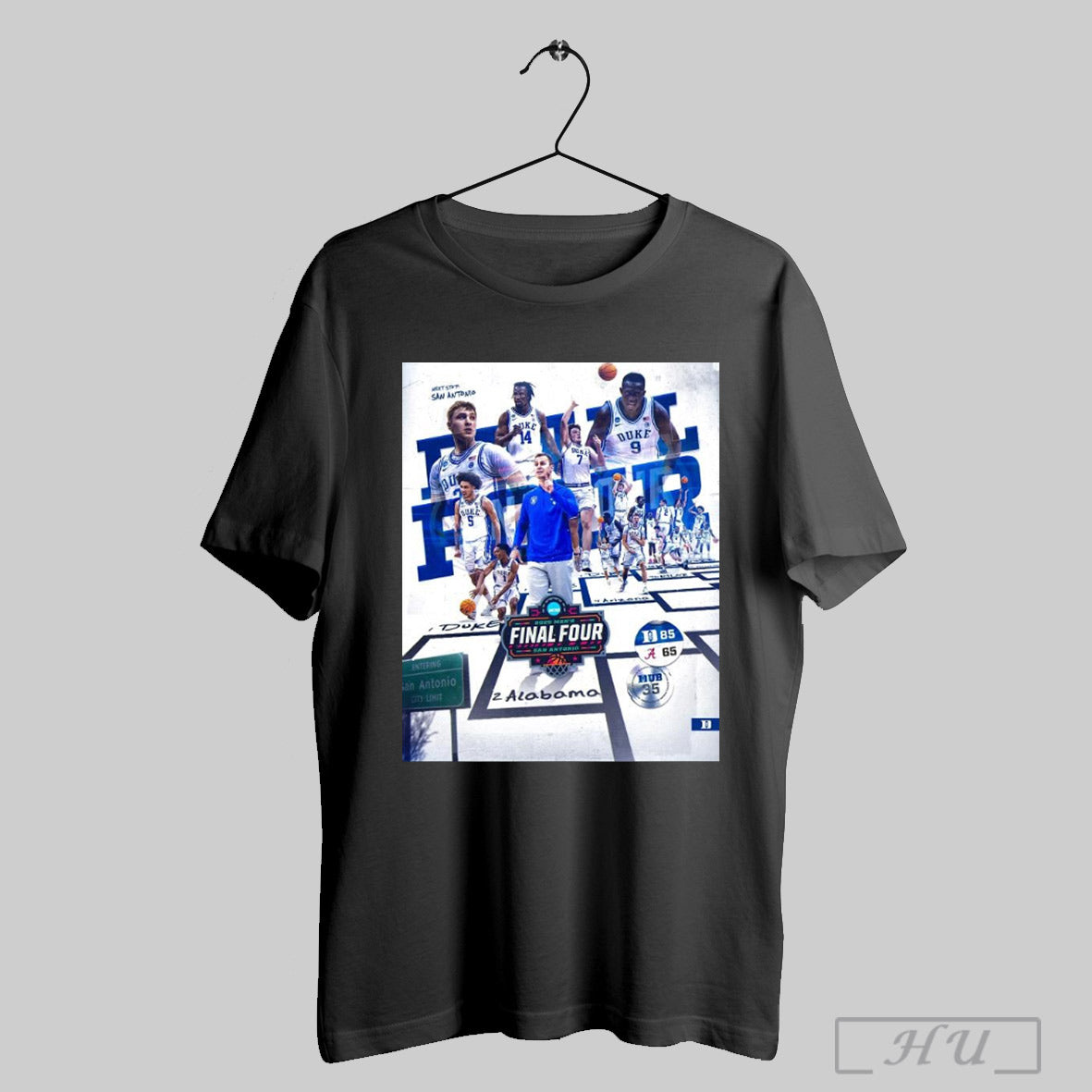 Trending Poster Duke Blue Devils Mens Basketball Win 85 65 Alabama Final Score 2025 Final Four San Antonio T Shirt Sweatshirt