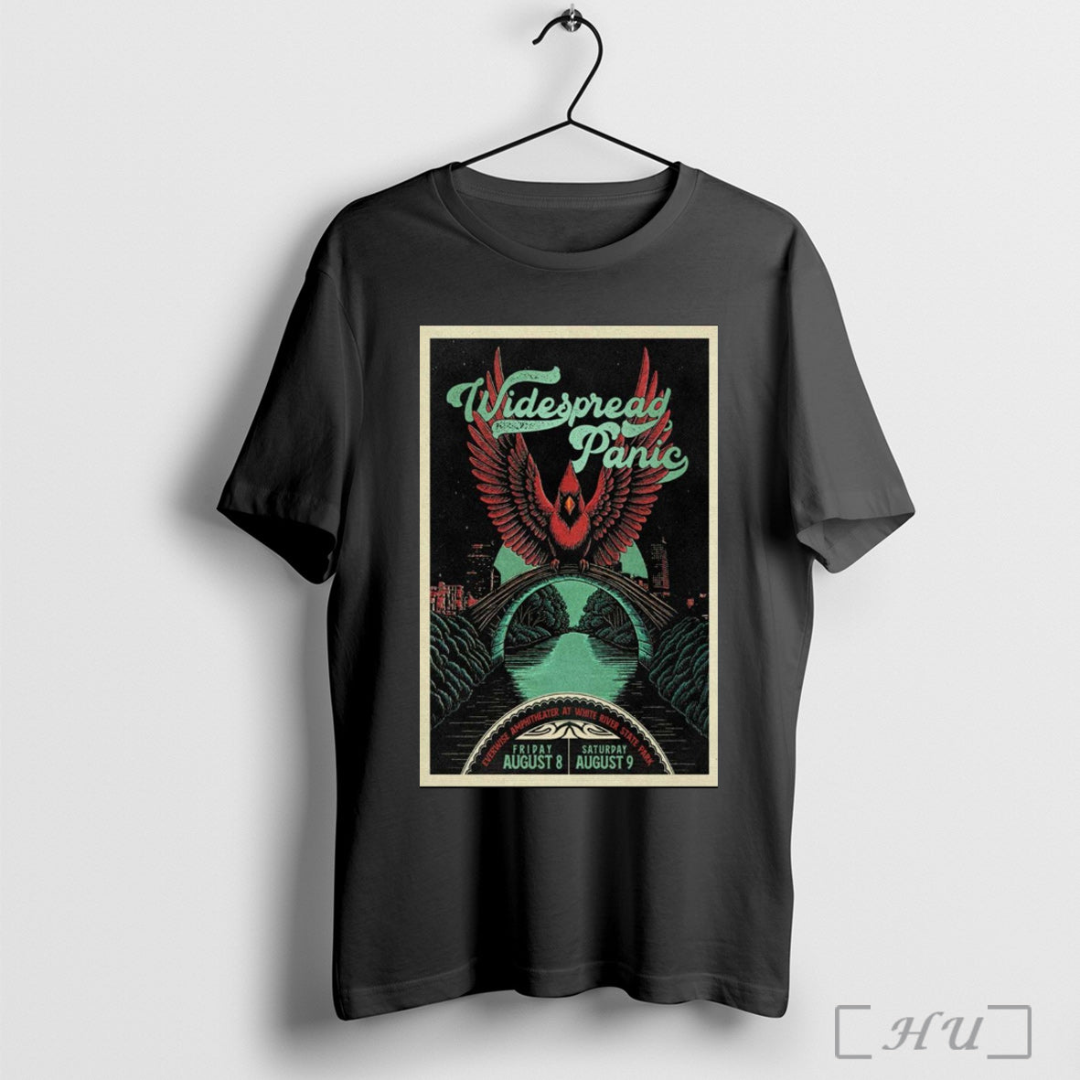 Trending Poster Widespread Panic August 8 9 2025 Everwise Amphitheater At White River State Park Indianapolis In Tour T Shirt Sweatshirt