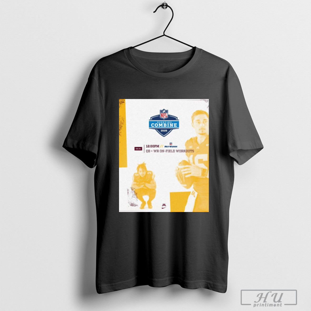 Trendy Gopher Football Daniel Jackson And Max Brosmer Qb Wr On Field Workouts Nfl Scouting Combine 2025 Poster T Shirt