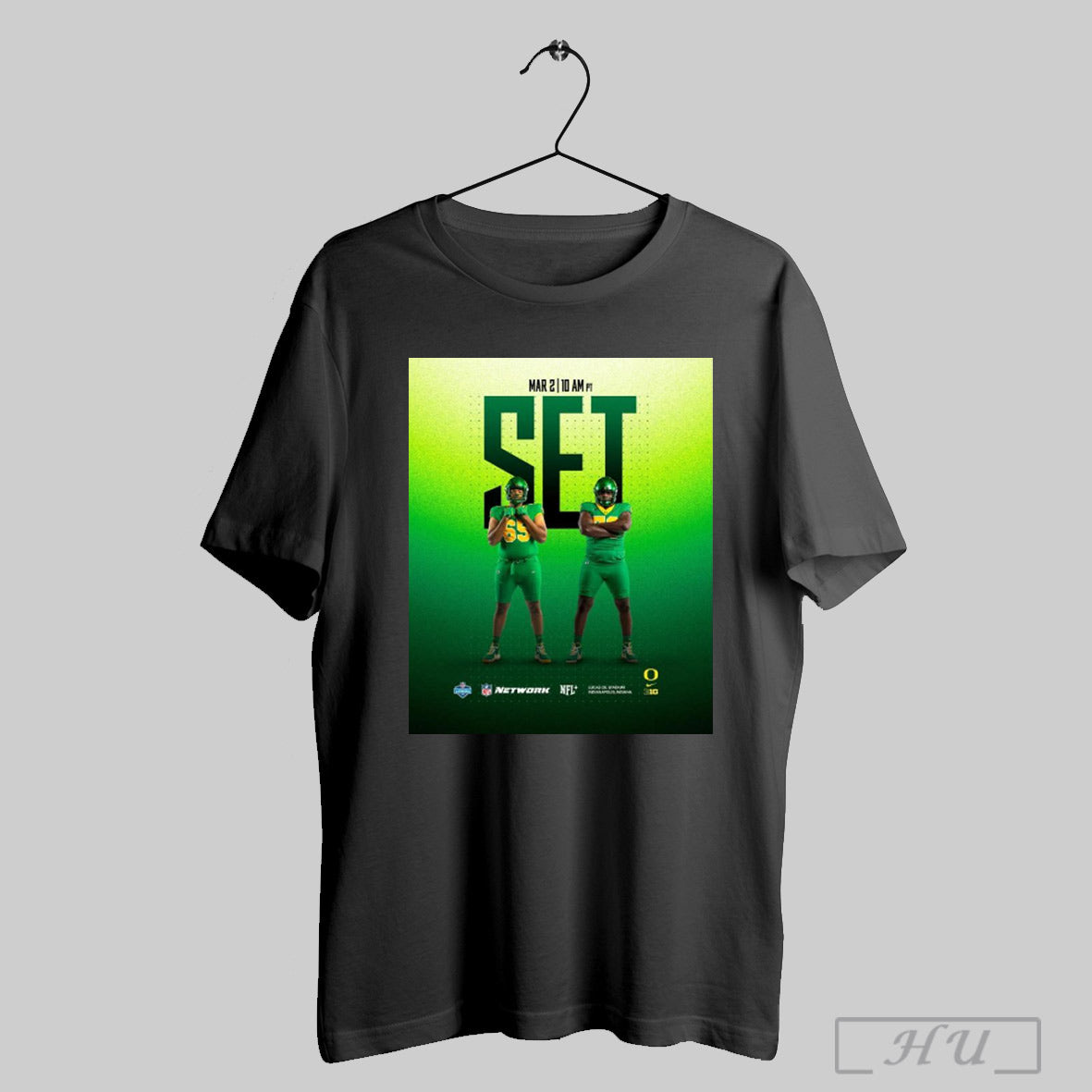 Trendy Poster Aj Cornelius Josh Conerly Jr Oregon Ducks Football Set O Line Day In Indy Mar 2 2025 Nfl Combine T Shirt Sweatshirt
