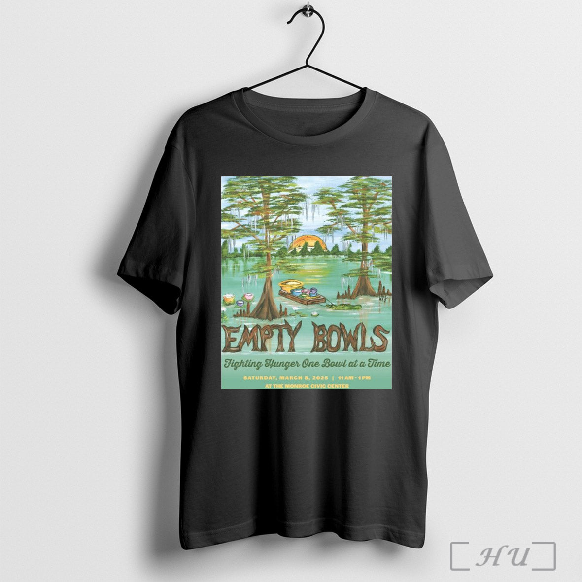 Trendy Poster Empty Bowls Fighting Hunger One Bowl At A Time Sat Mar 8 2025 At The Monroe Civic Center T Shirt