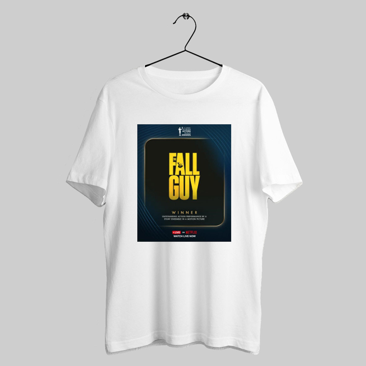 Trendy The Fall Guy Winner Outstanding Action Performance By A Stunt Ensemble In A Motion Picture Sag Awards 2025 Poster T Shirts