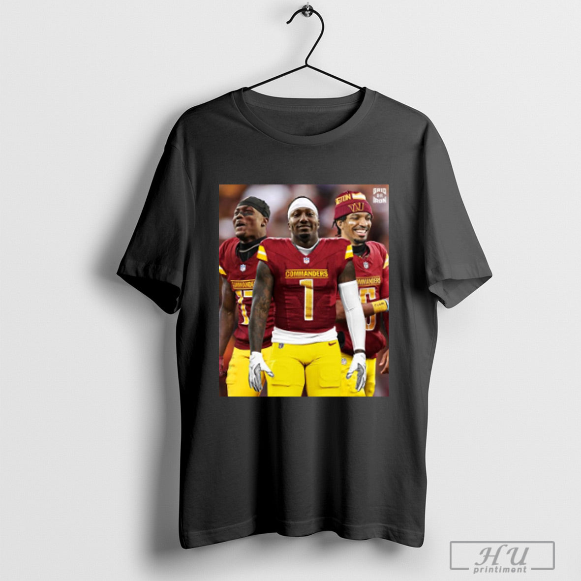 Trendy Washington Commanders New Look Offense Qb Jayden Daniels Rb Brian Robinson Jr Rb Austin Ekeler Poster T Shirt