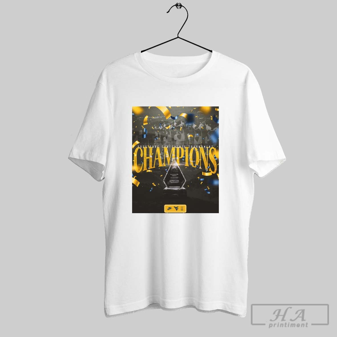 Wvu Rifle 2025 Garc Conference Tournament Championship Combined Score Team Champions Poster T Shirt