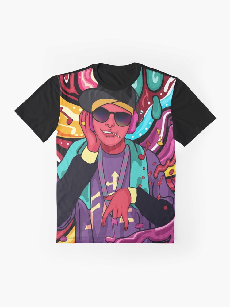 Hip-Hop Style retro poster art Graphic T-Shirt