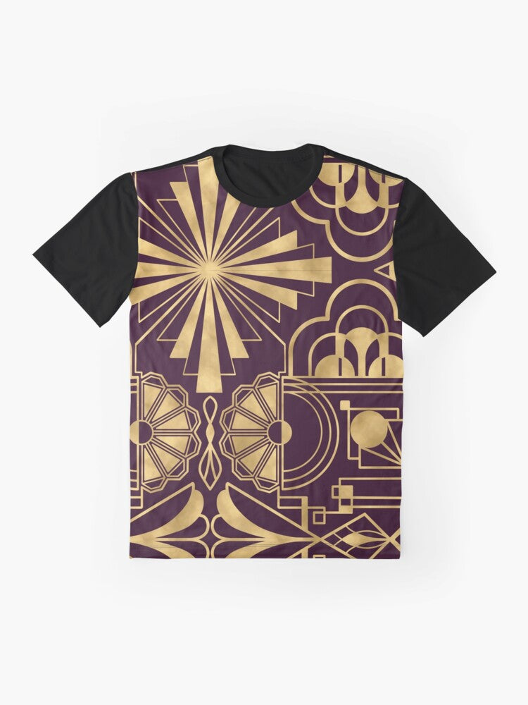 1920’s Art Deco inspired gold pattern Graphic T-Shirt