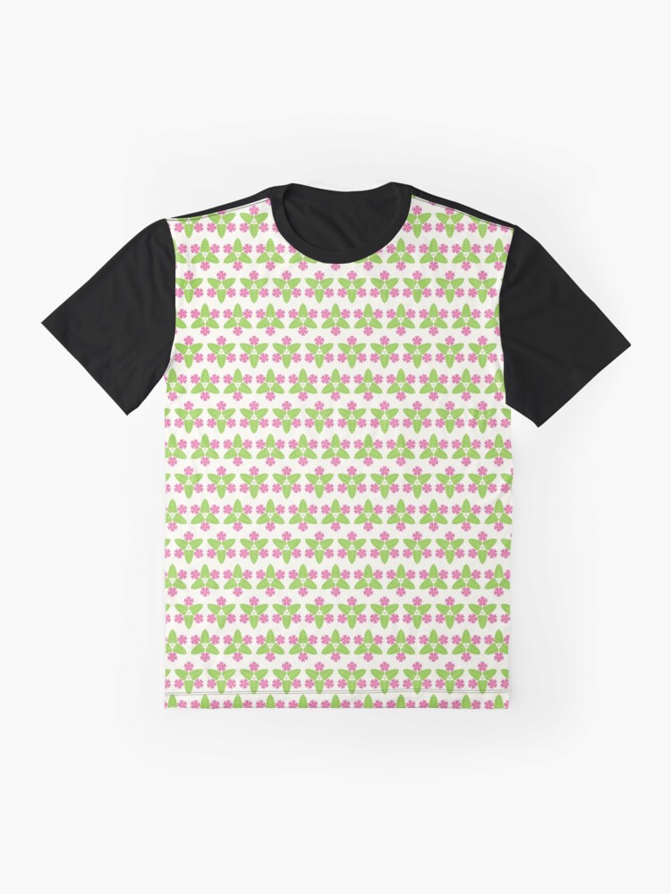 February 1st Birth Flower Primrose Pattern Graphic T-Shirt