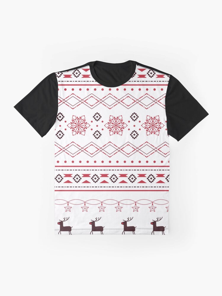 Festive Charm, Christmas, Time, Hohoho, funny, gifts, Graphic T-Shirt