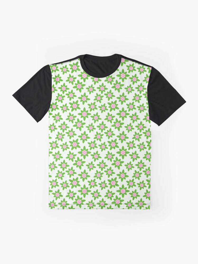 February 10th Birth Flower Winter Daphne Pattern Graphic T-Shirt