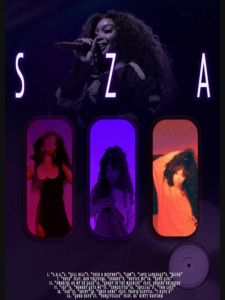SZA Poster Premium T-Shirt