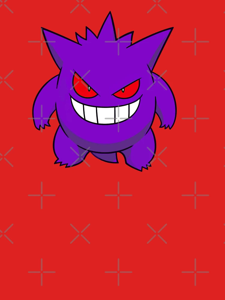 #0094 Fat Little Ghost Monster in a Pocket | GrimShady | Logo Design | Anime fashion Classic T-Shirt