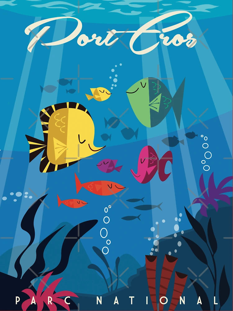 Port Cros poster Classic T-Shirt