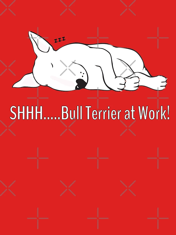 "SHHH..... Bull Terrier at Work!" Classic T-Shirt