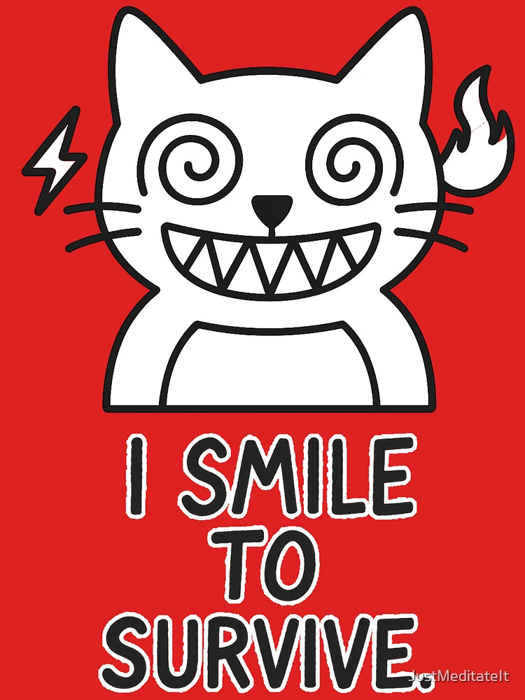 I smile to survive Hoodie and Tee for Introverts | Witty Comfort Style Classic T-Shirt