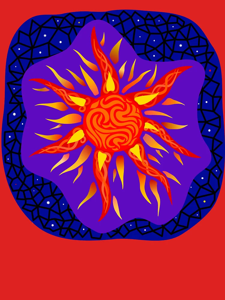 Fiery Sun - Original Artwork Classic T-Shirt