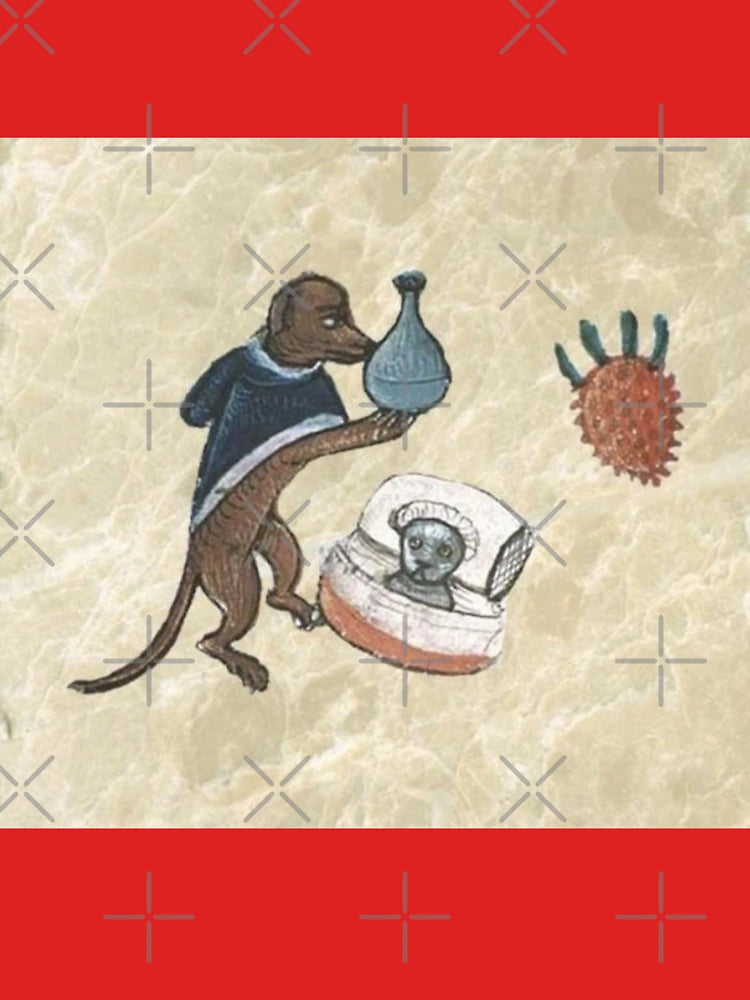 "The Wise Dog of the Healing Arts", medieval painting, 11th century AD Classic T-Shirt