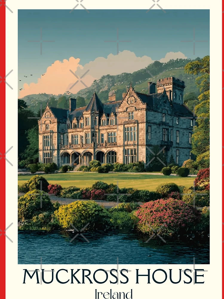 Muckross House Poster – Manor Among the Mountains Classic T-Shirt