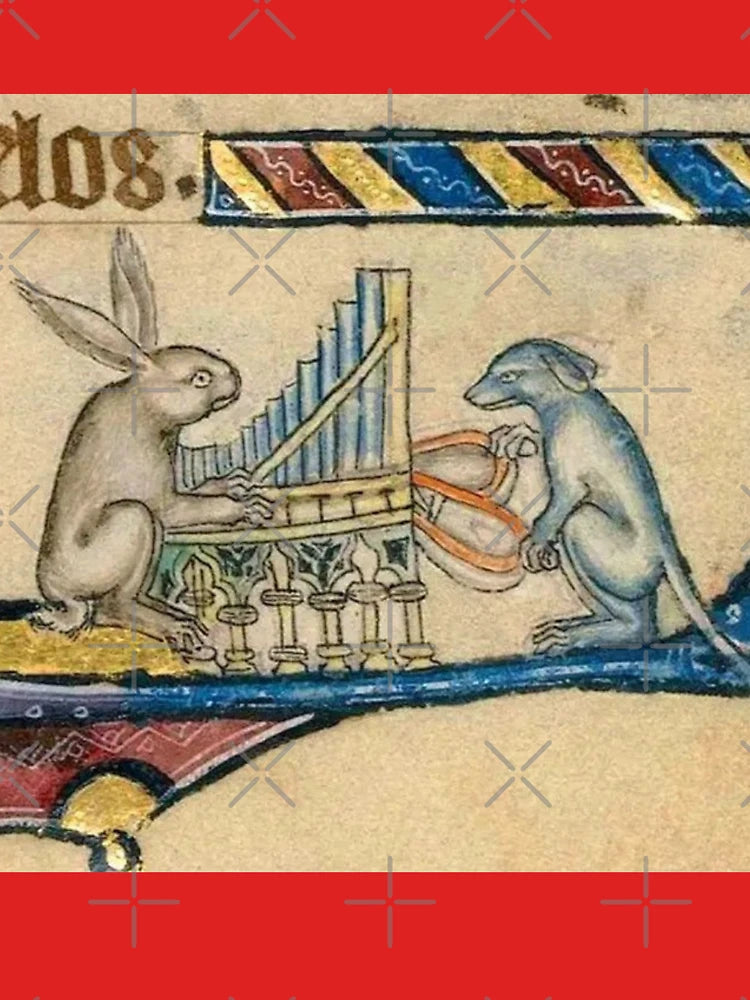 "The Pianist and the Workman", medieval painting, 11th century AD Classic T-Shirt