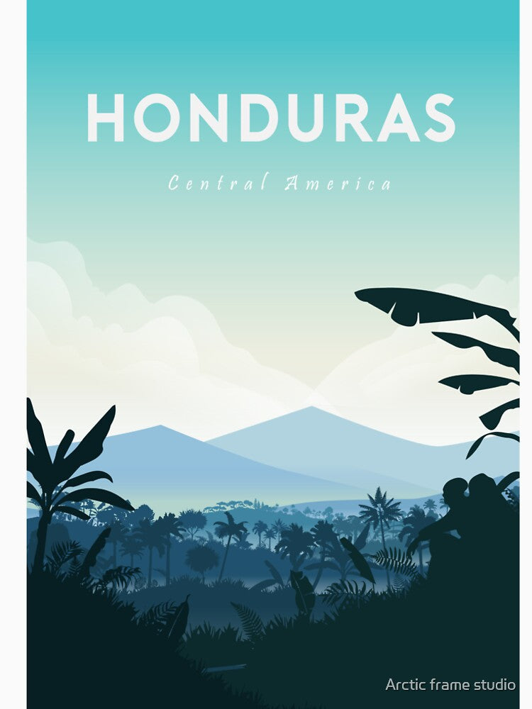 Honduras travel poster Premium T-Shirt