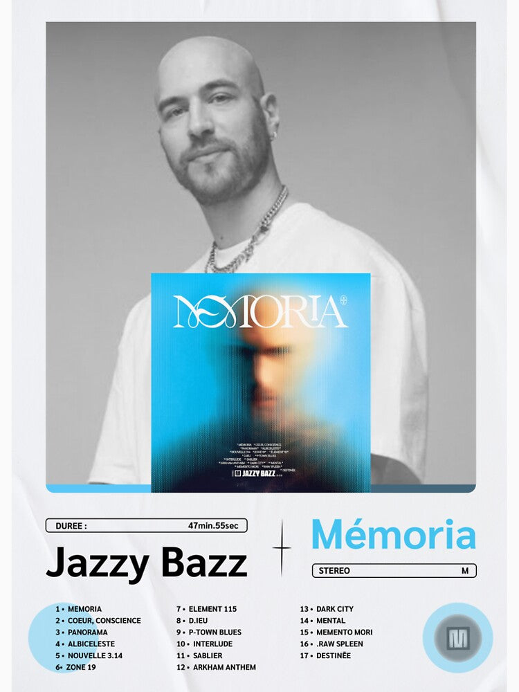 JAZZY BAZZ • MEMORIA • RAP EN Poster Premium T-Shirt