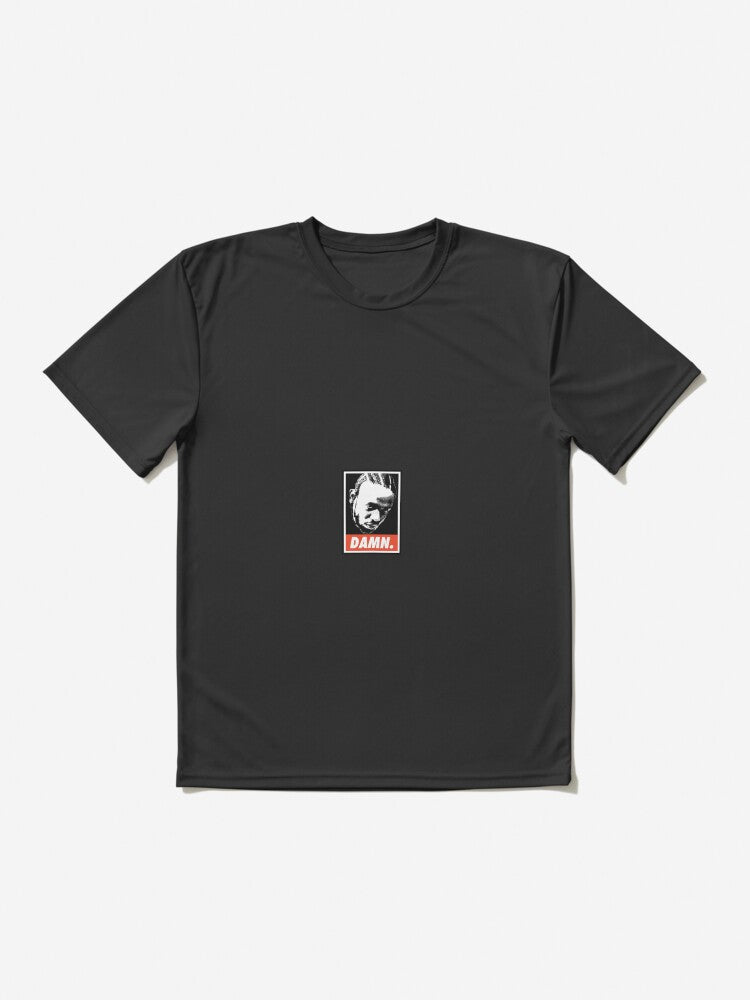 Hip-Hop DAMN Poster – Kendrick Lamar Inspired Graphic Tee Active T-Shirt