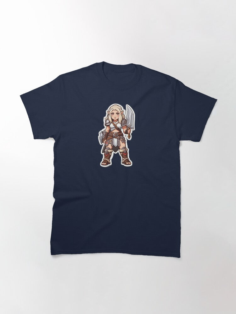 Feral Strength Unleashed, Chibi barbarian Classic T-Shirt