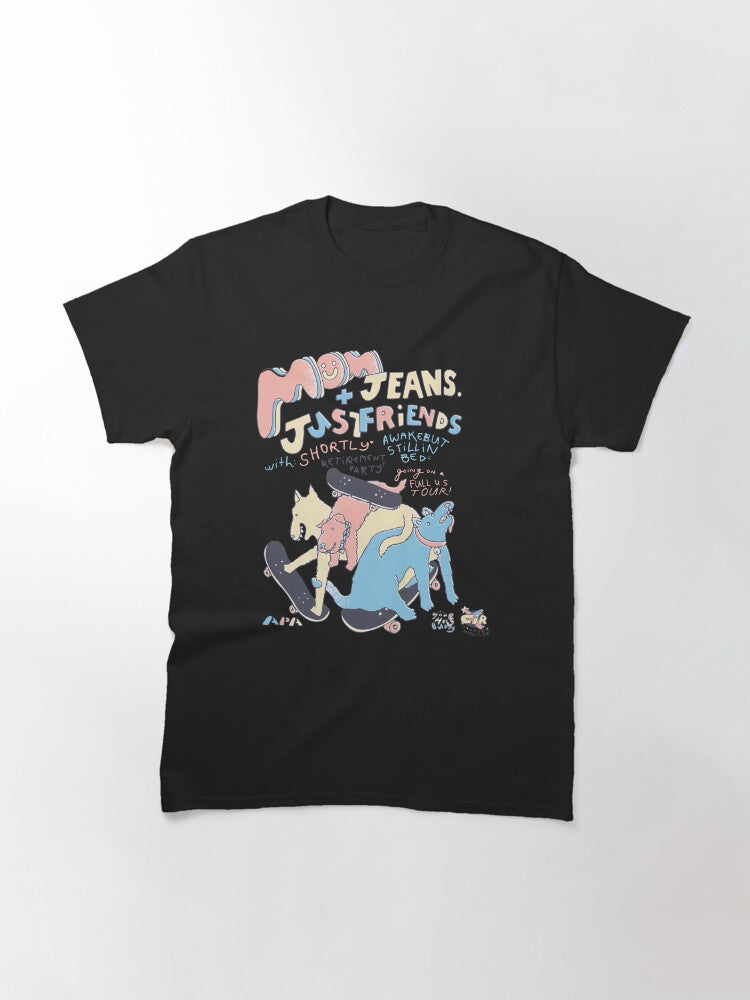 Mom Jeans music band puppy love dog poster Classic T-Shirt