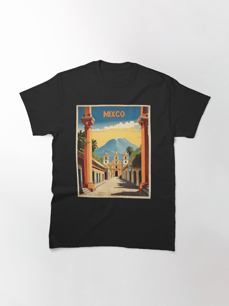 Mixco Guatemala Vintage Poster Tourism Classic T-Shirt