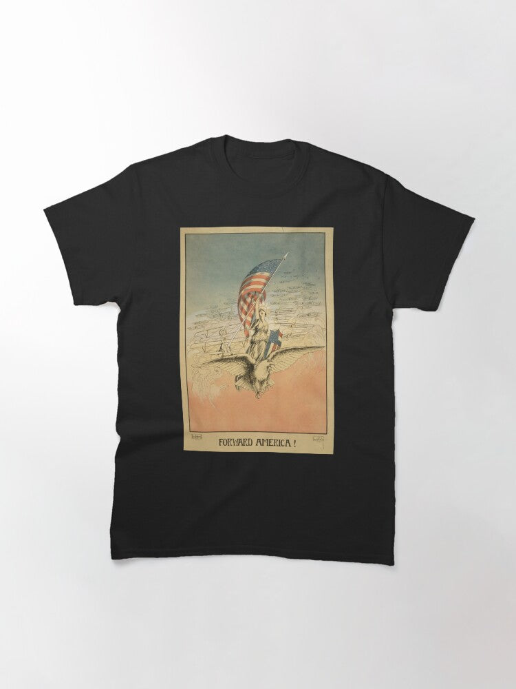 Forward America! / Carroll Kelly 1917 World War Posters Classic T-Shirt