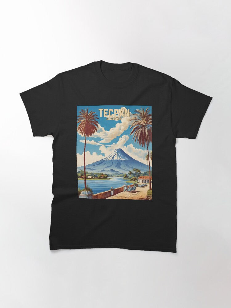 Tecpan Guatemala Vintage Poster Tourism Classic T-Shirt