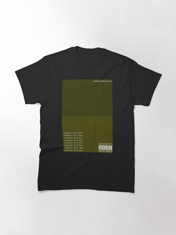 Kendrick Lamar - untitled unmastered t-shirt, poster design Classic T-Shirt Style001