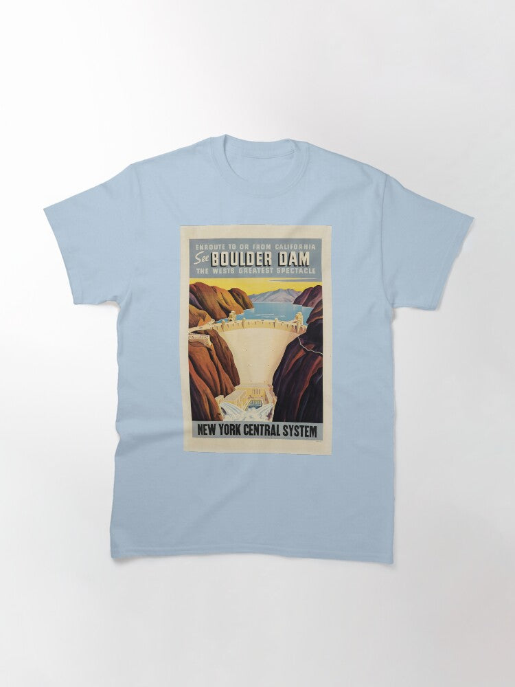 Boulder Dam retro poster Classic T-Shirt