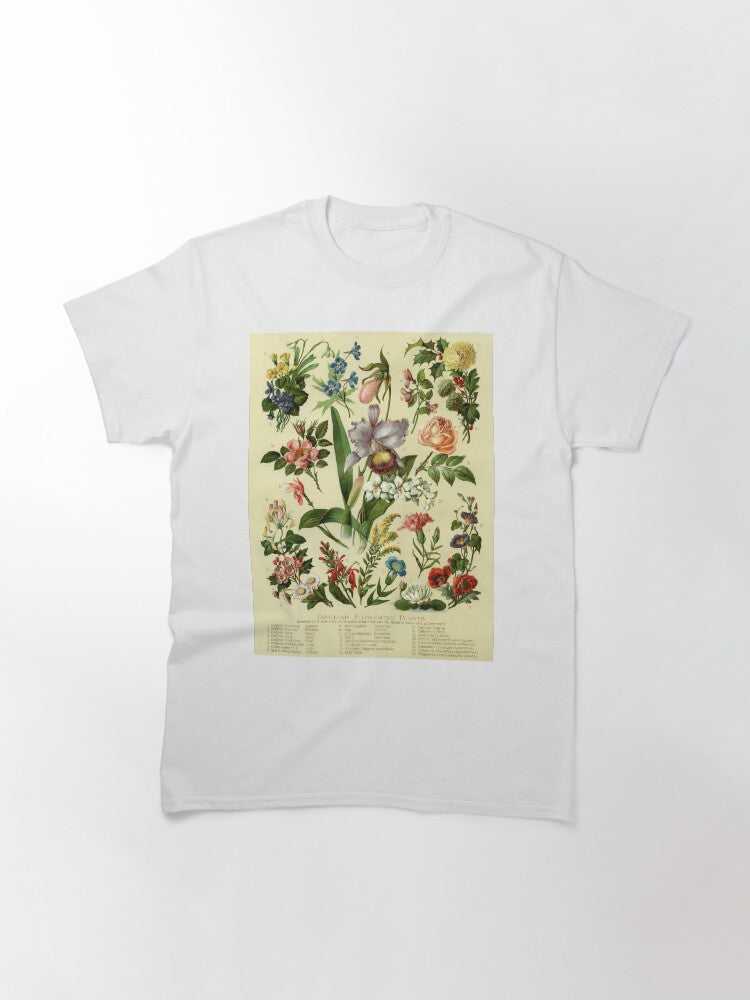 VINTAGE POSTER FLOWERS Classic T-Shirt