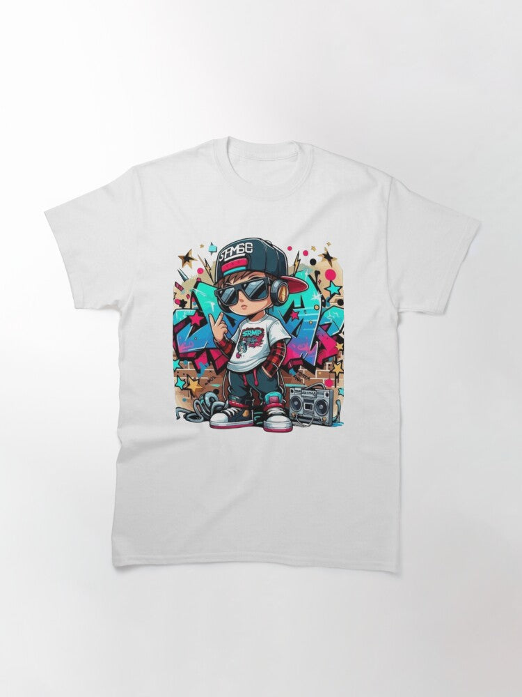 Victor Hip Pop Boy design..... elements like oversized hoodies, snapback caps, and sneakers, making him a true icon of the genre...... Classic T-Shirt
