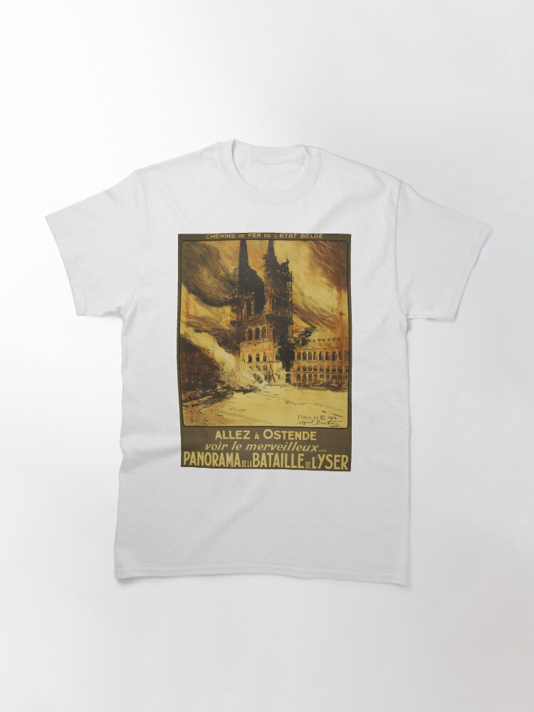 Allez a Ostende vintage travel poster Classic T-Shirt