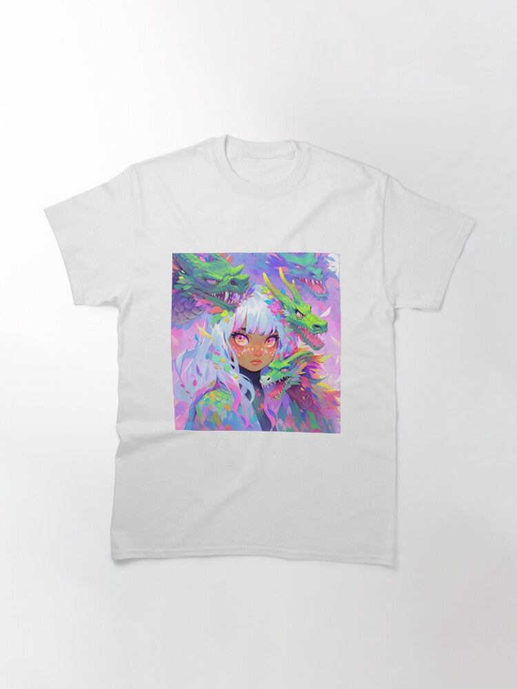 Fiery Dragon Tamer with Wild Hydra Classic T-Shirt