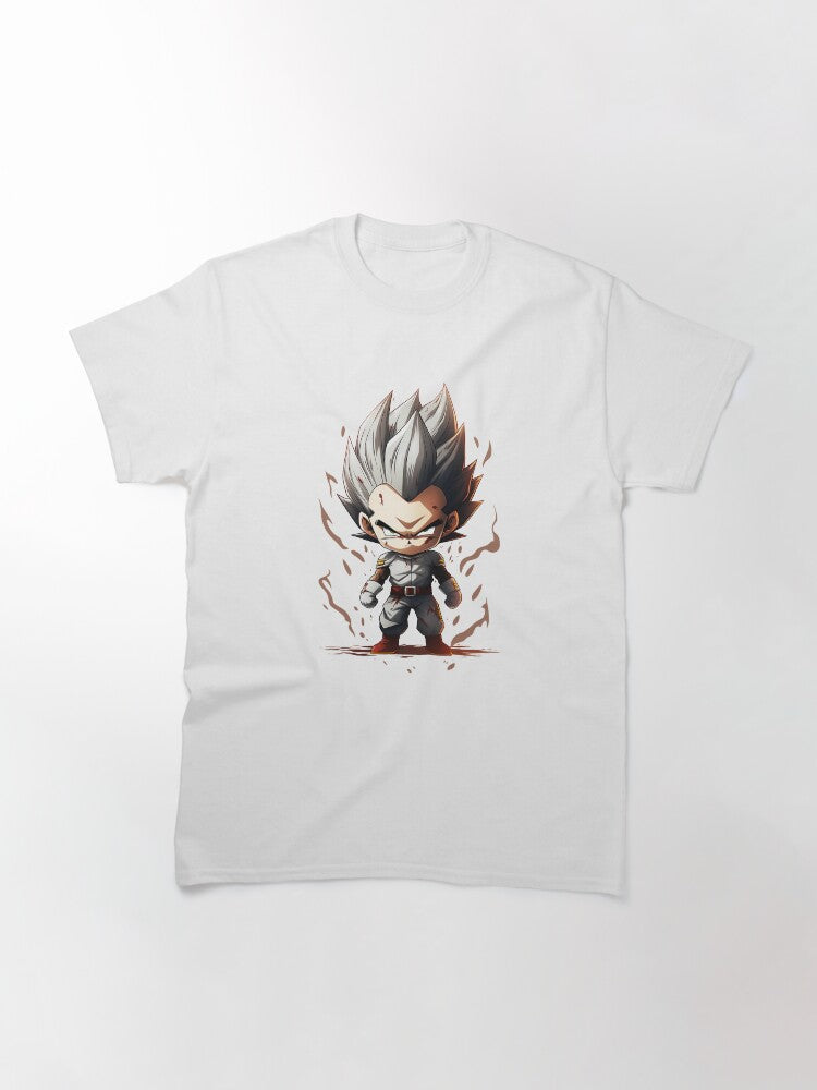 Vegeta Chibi Cartoon Classic T-Shirt Style002