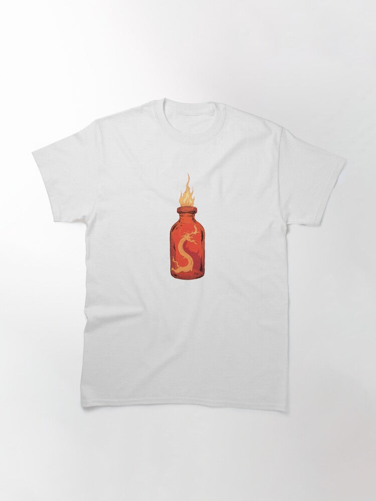 Fiery Dragon's Breath Elixir Comic Style Classic T-Shirt Style002