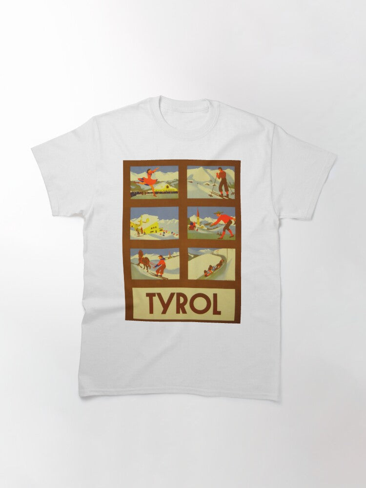 Tyrol vintage travel poster Classic T-Shirt