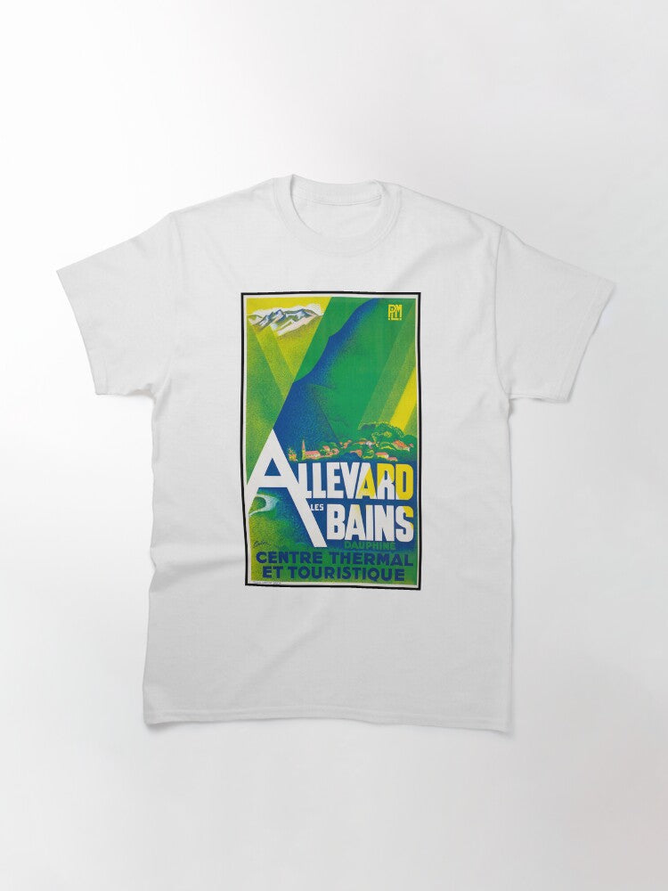 Allevard les bains vintage travel poster Classic T-Shirt