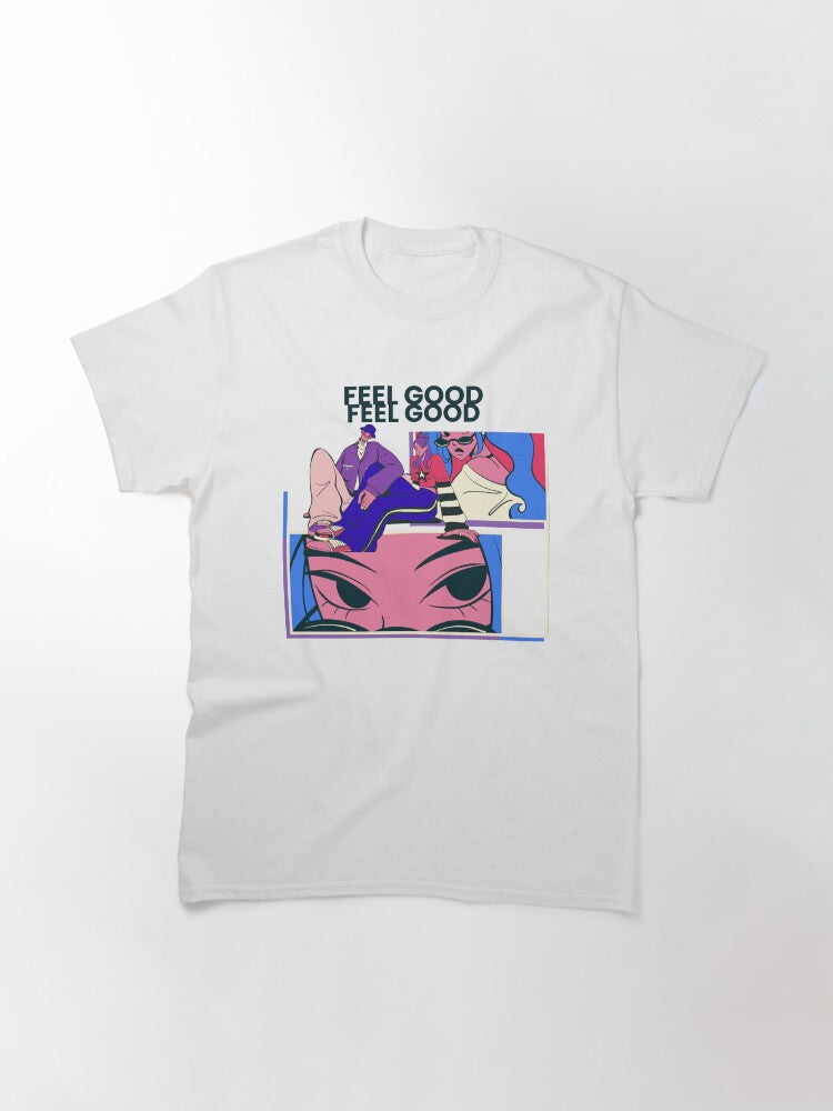 Feel Good Urban Streetwear Illustration - Retro 90s Vibes Classic T-Shirt