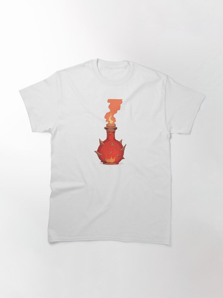Fiery Dragon's Breath Elixir Comic Style Classic T-Shirt