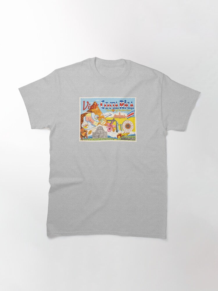 1950 COSTA RICA Travel Poster Classic T-Shirt