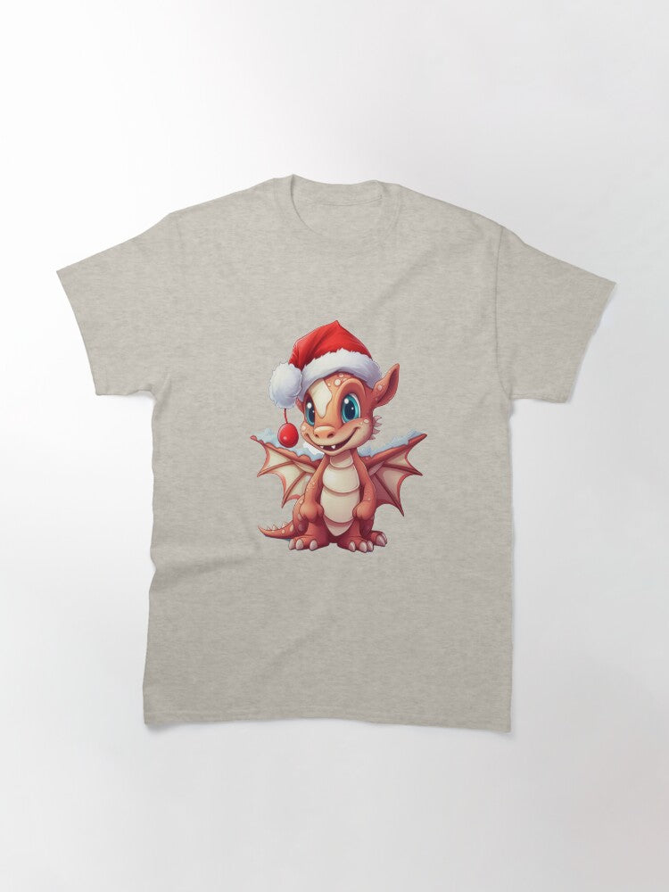 Christmas adorable dragon anime posters Classic T-Shirt
